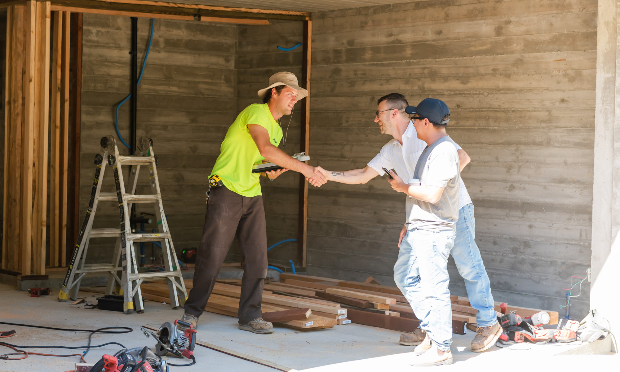 we're happy to work with with General Contractors, Architects, Interior Designers, and Project Managers